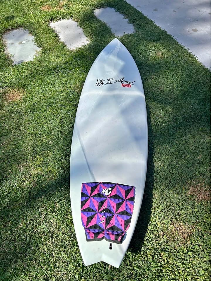 Hot Buttered Surfboard 6’6” – Epoxy Swallow Tail