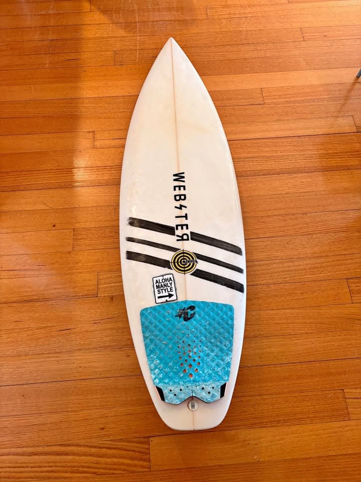 5’0 Webster Sniper surfboard